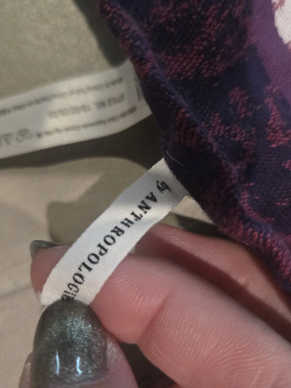 Anthropologie bohemian-style square bandana scarf